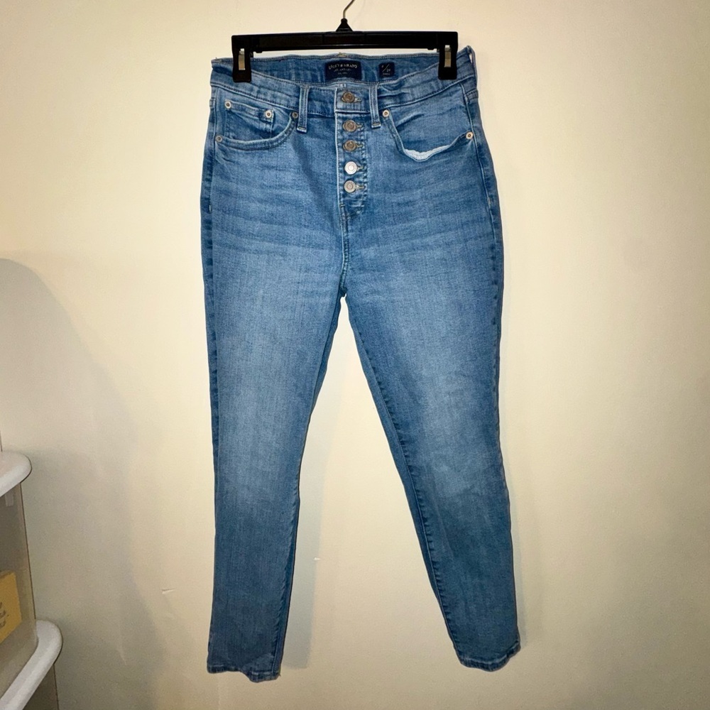 Lucky Brand High Rise Bridgette Light Blue Skinny Jeans